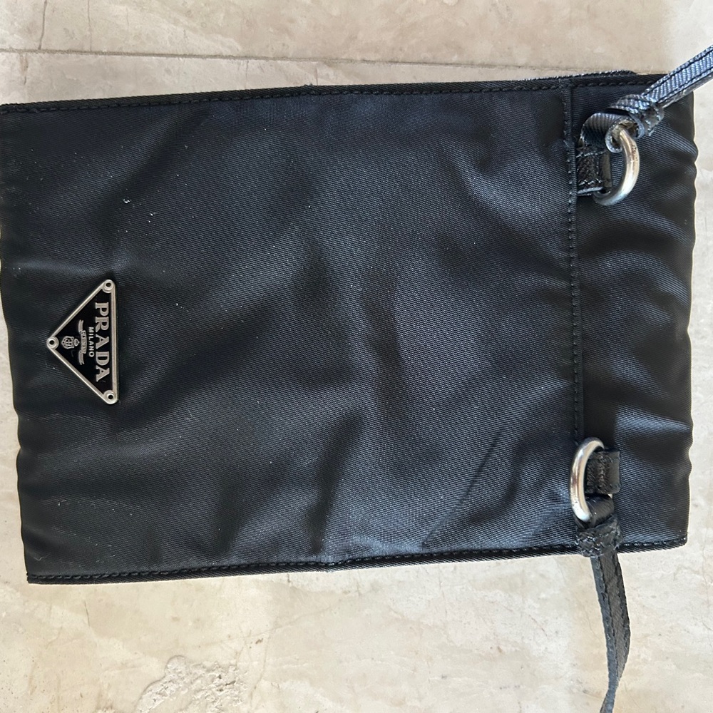 Prada Black Nylon Shoulder Bag